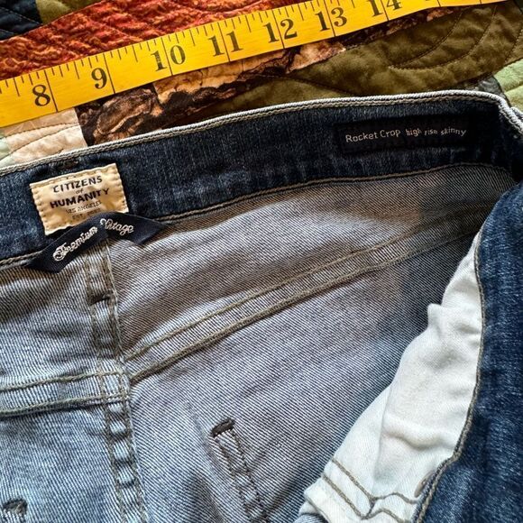 Citizens of Humanity Rocket Crop High Rise Skinny Leg Jeans Size 28 - Picture 2 of 7